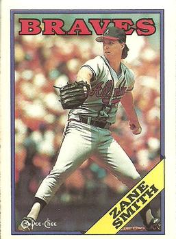 1988 O-Pee-Chee Baseball Cards 297     Zane Smith